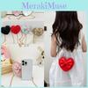 Butterfly Solid Knot Color Heart Shaped Children Crossbody Bag For Daily Use