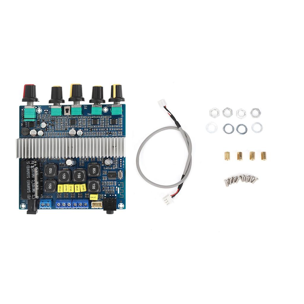 2.1 Плата сабвуфера, модуль цифрового усилителя высокой мощности, готовая плата Fever 12-24 В, 100 Вт + 50 Вт + 50 Вт