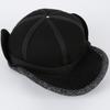 Winter Hat Men'S Woolen Baseball Cap Outdoor Ear Cap Thermal Cap