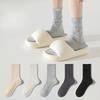 Женские летние тонкие хлопковые носки против пиллинга, дышащие, противоскользящие, против запаха
