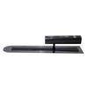 SK11 Kincho Rounded Black Lacquered Square 360mm (SK11) Trowel, Honyaki, 0.3mm Thick, Handle,