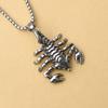 Винтажное ожерелье с подвеской, ожерелье с подвеской в виде скорпиона, модный и универсальный мужской кулон, подарок для моего парня