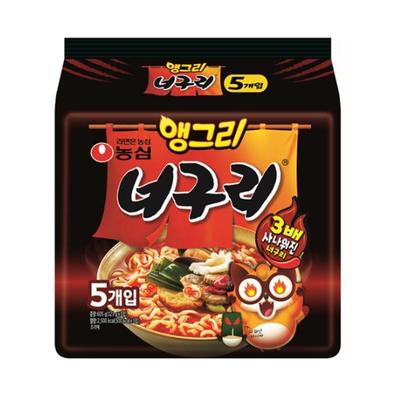 Nongshim 3X Острая сердитая лапша Неогури Рамён с морепродуктами 120 г (2 варианта)