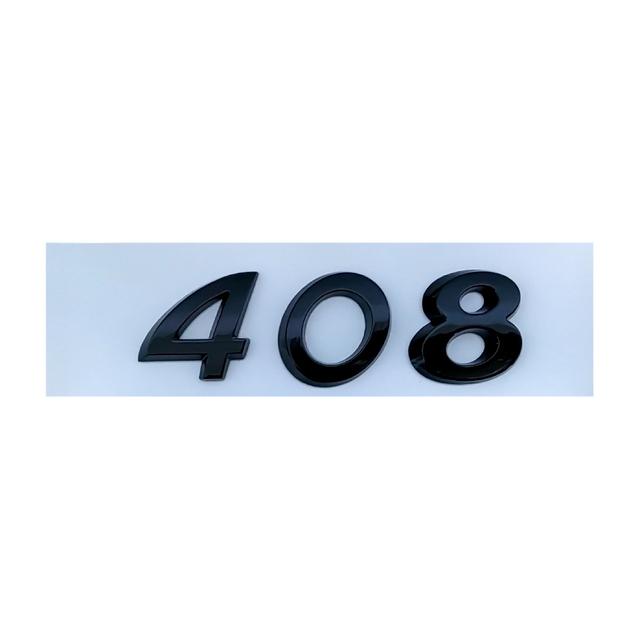 3d ABS хром черный значок на багажник автомобиля наклейка для 206 207 301 307 308 408 508 логотип эмблема буквы номер наклейки аксессуары