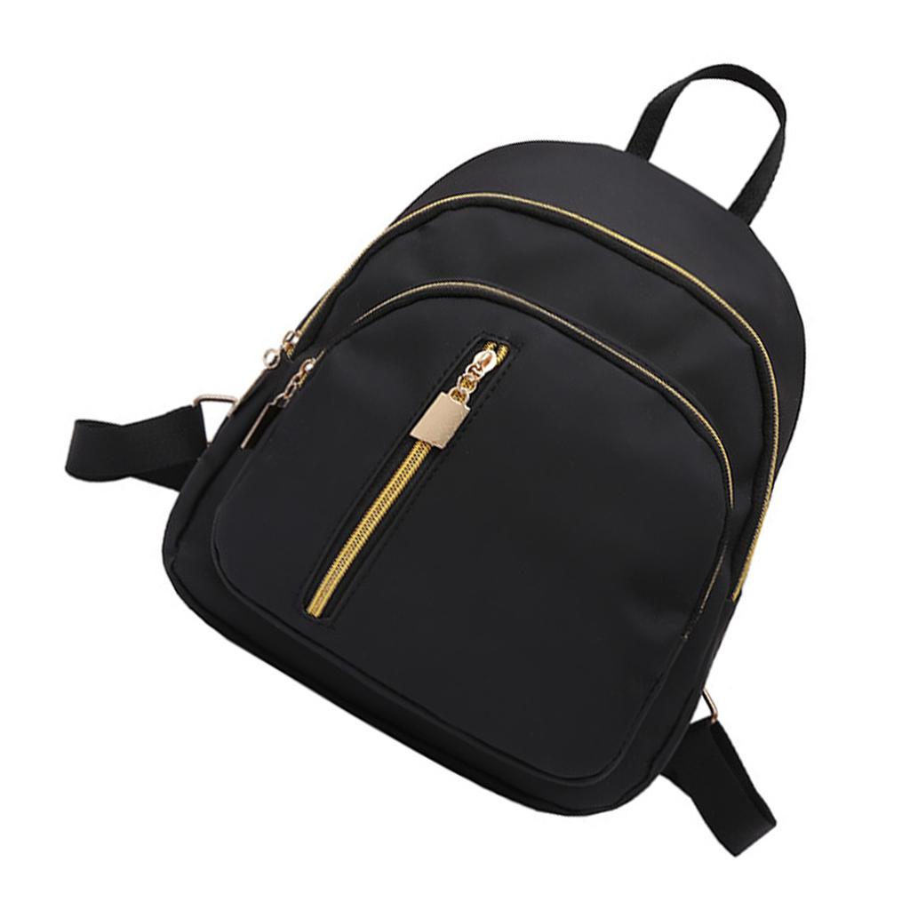 Backpack Waterproof Casual Style Nylon Material Zipper Closure Soft Comfortable Travel Backpack for