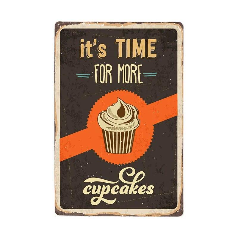 Лимонадный напиток, конфеты, винтажные жестяные вывески, кафе-бар, паб, Ретро Настенный декор, металлический плакат 20x30 см