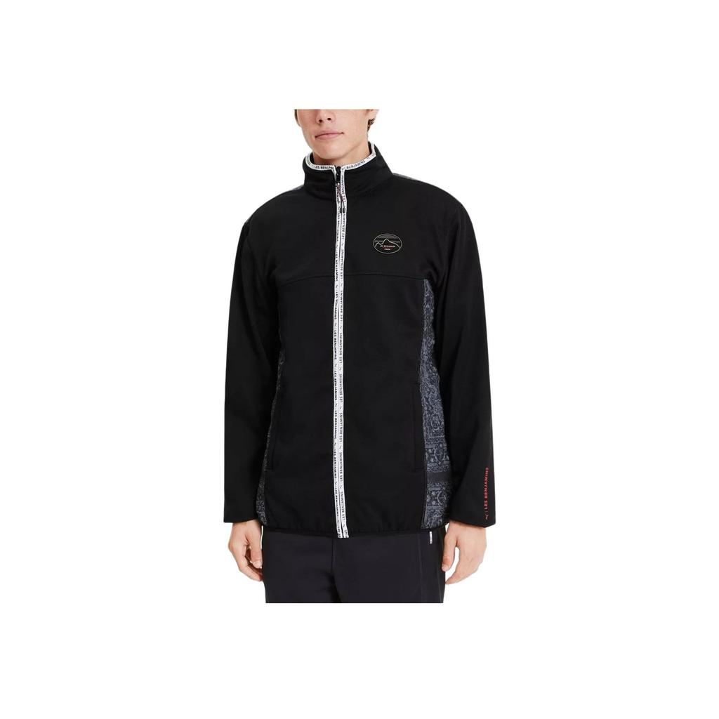 Puma X Les Benjamins Приталенная куртка с высоким воротником Мужские куртки Черный 595467-01