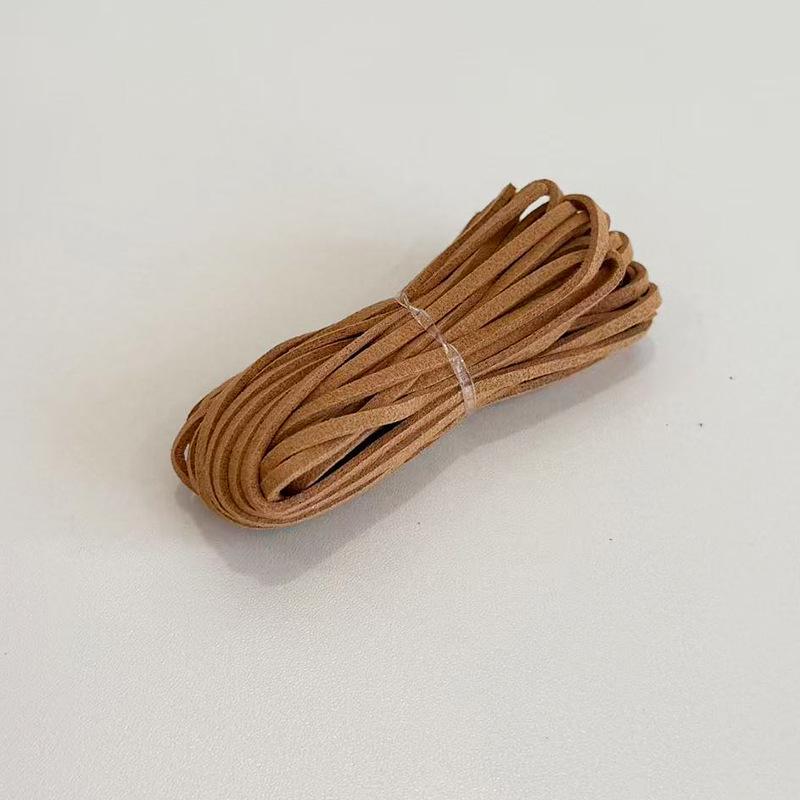Корейский бархатный шнур для DIY украшений, аксессуары для подарочной коробки, двусторонняя замшевая лента