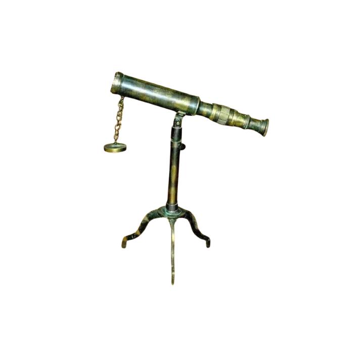 Telescope Brass Tripod Stand Nautical Brass Antique Decor Antique Marine Gifted