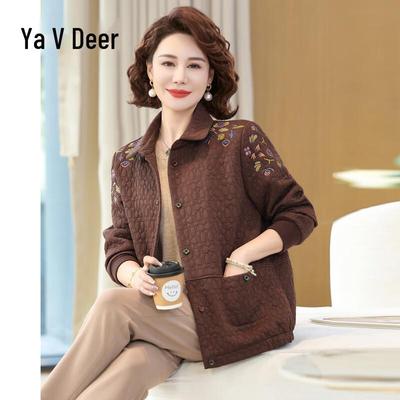 Женский пиджак Yalu с вышивкой на лацканах