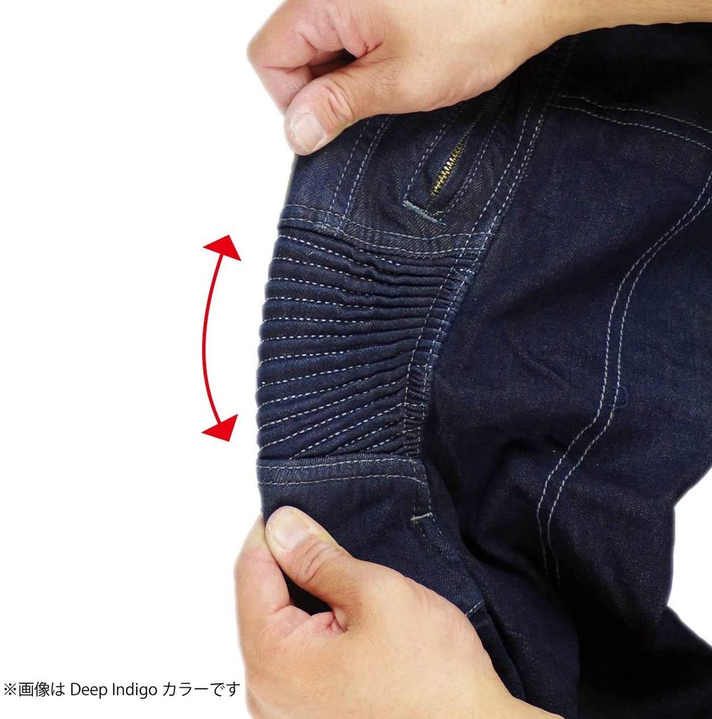 KOMINE Джинсы KV для мотоциклов на целый год, глубокий индиго L 1034, для всех сезонов, водонепроницаемые, стандарт CE, уровень 2, эластичный материал, защита WJ-731S