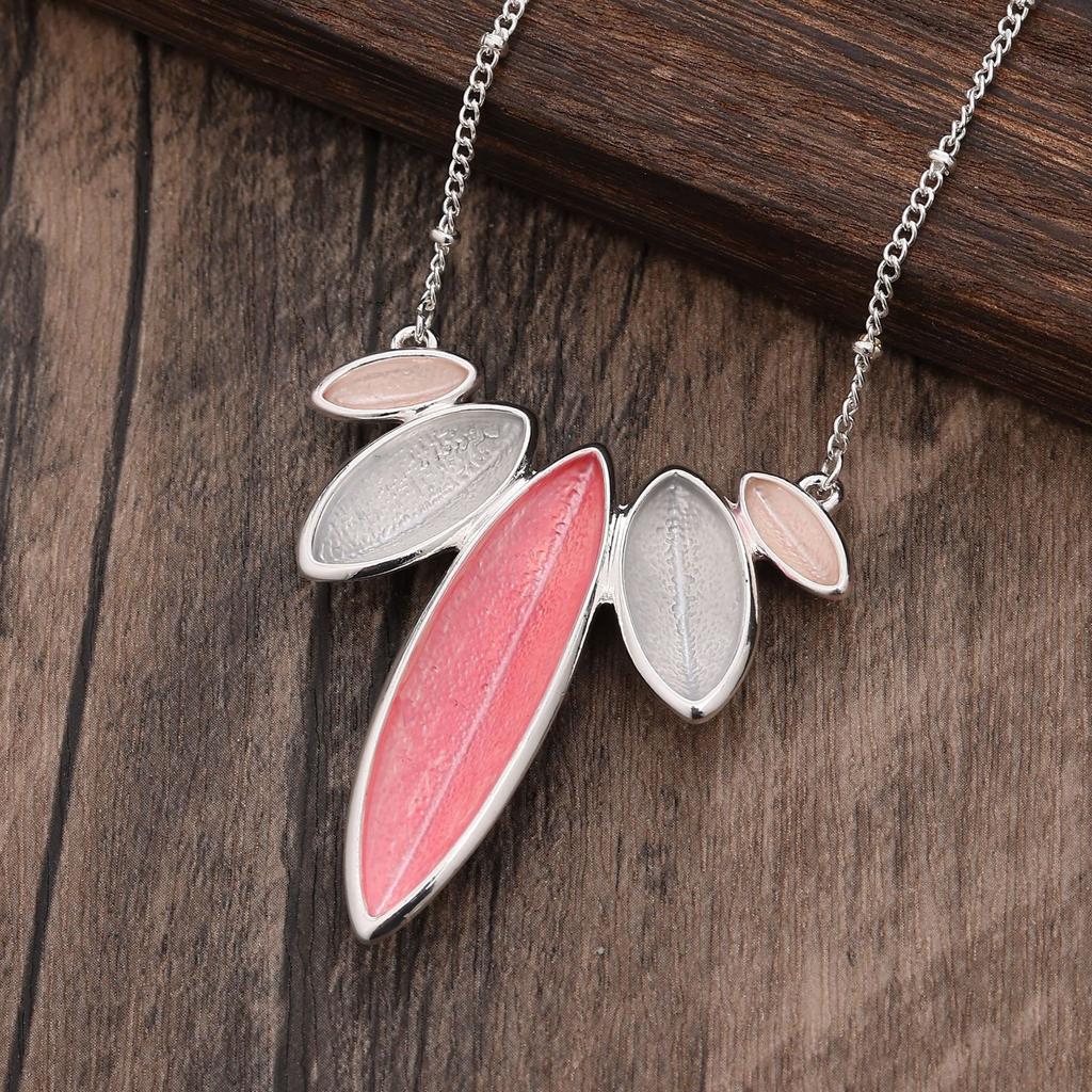 Новый цвет, расписанный маслом, геометрический кулон в виде лошадиного глаза, модное и персонализированное мужское и женское универсальное ожерелье из бусин в форме меча