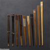 2pcs Retro Chopsticks Set Wood Sushi Chopsticks Copper Winding Kitchen Accessories Japanese