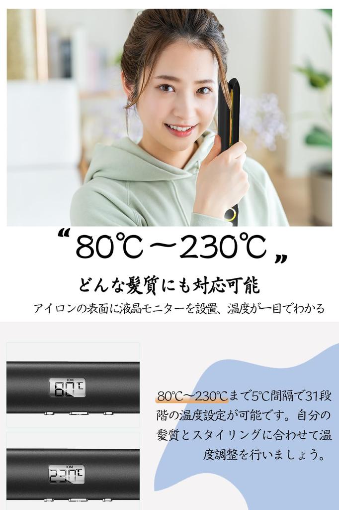 Новый салонный щипцы для завивки волос, прямой, 2-сторонний, пластина 24 мм, отрицательные ионы, прямой утюжок для волос, уход за волосами, регулировка температуры, ЖК-дисплей, блокировка одним касанием 360 градусов