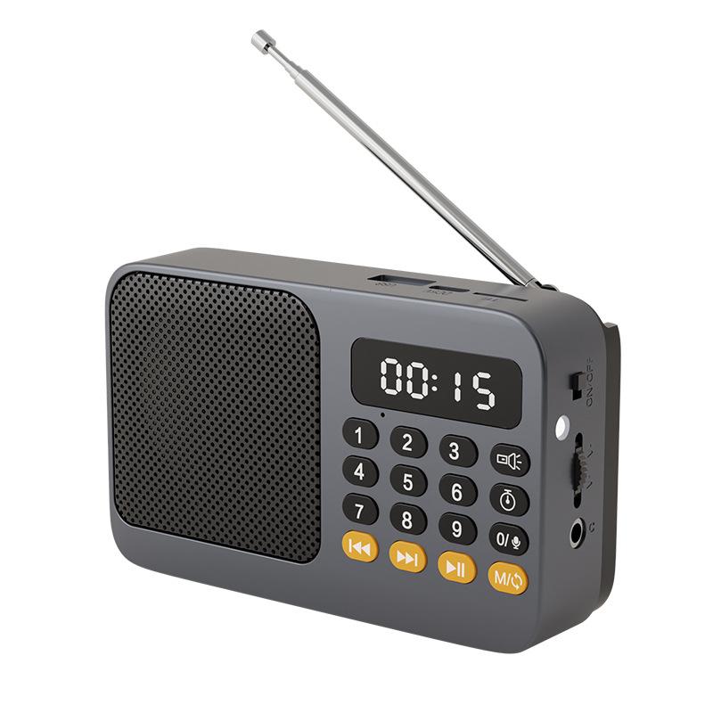 Portable Multifunctional Bluetooth FM Radio, USB/TF Card Playback, Built-In Lithium Battery