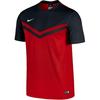 Удобная футболка Dri-Fit с круглым вырезом, повседневная, с коротким рукавом, мужские топы, черно-красная 608023-657