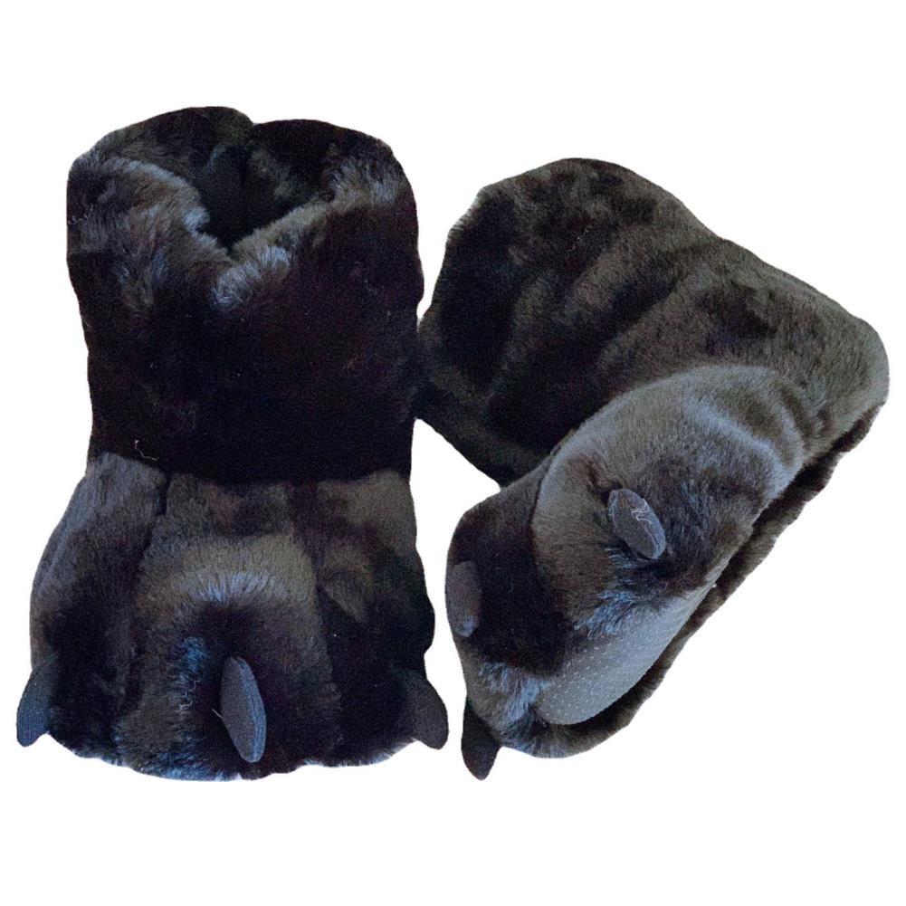 Модные женские зимние теплые тапочки, милые креативные туфли в виде медвежьих лап, для девочек, для пар, домашние, пушистые, хлопковые, зимние сапоги, женские шлепанцы из искусственного меха