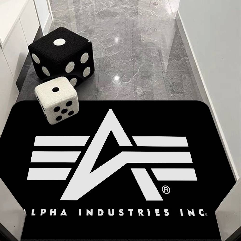 Alpha La Industries Коврик для двери Моющийся Нескользящий Коврик для зоны гостиной, дивана, стульев Коврик для прихожей Ковер для пола