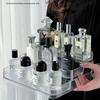Multi-Layer Light Luxury Transparent Display Stand for Perfume and Cosmetics
