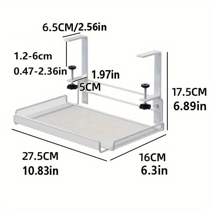 Management Desk Cable Tray Under No Drill Steel Desk Cable Organizers Wire Management Tray Cable Management Rack