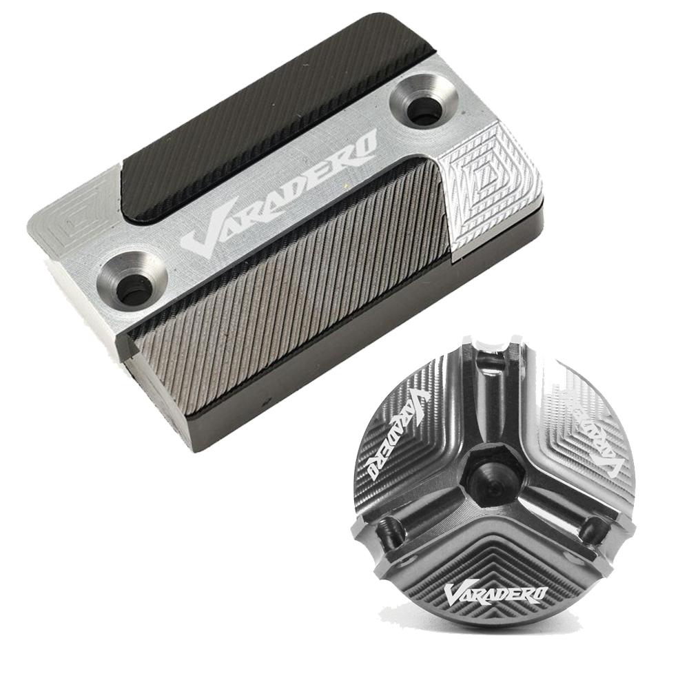 Для HONDA XL 1000 XL125 XL1000 125V Varadero аксессуары для мотоциклов алюминиевый передний бачок тормозной жидкости крышка масляного бака