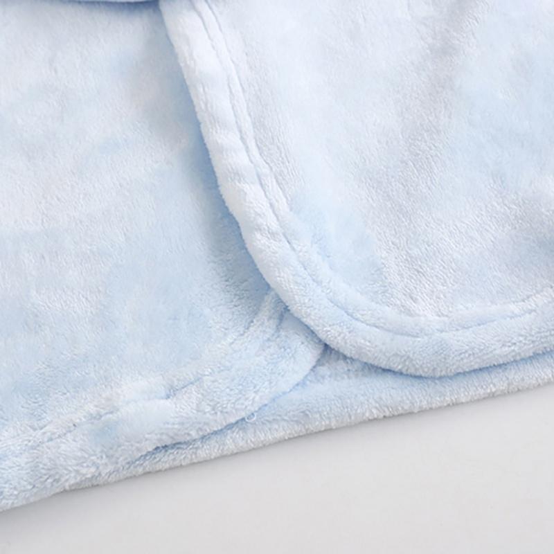 Kids Autumn Winter Bathrobe Baby Boy Girls Flannel Night Gown Cartoon Animal Pajamas Long Sleeve Hooded Childrens Sleepwear