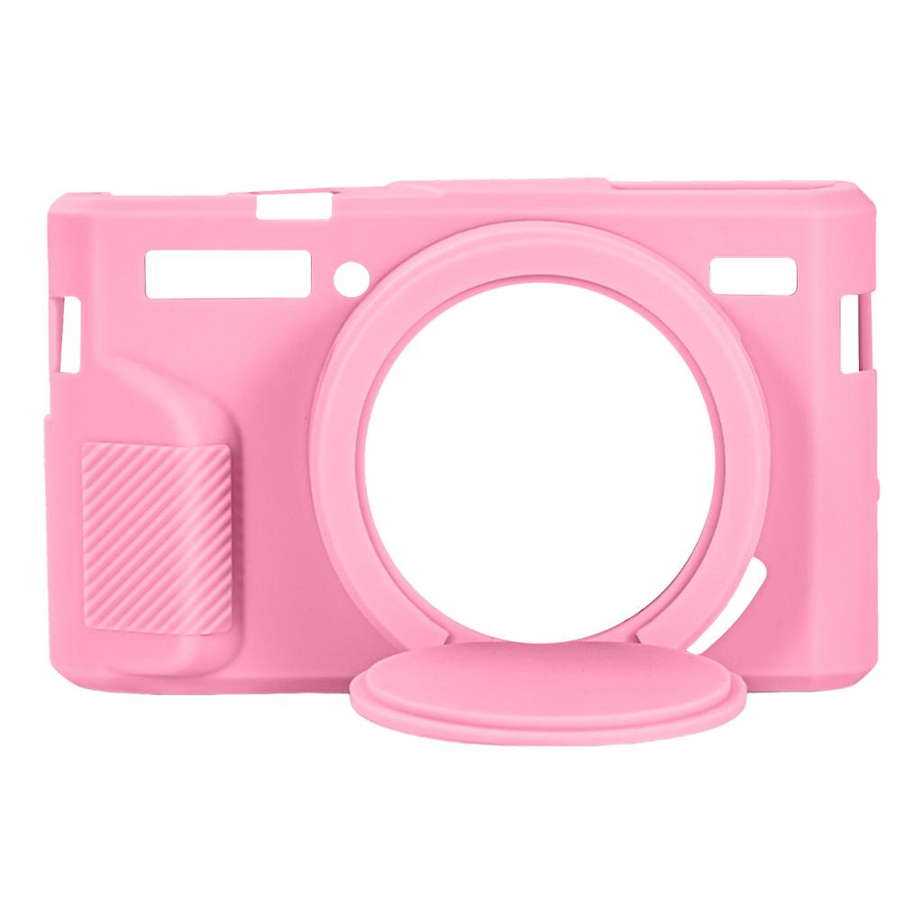 Мягкий силиконовый чехол для камеры Canon Powershot G7X Mark II, защитный чехол для корпуса цифровой камеры, ударопрочный чехол с крышкой для объектива