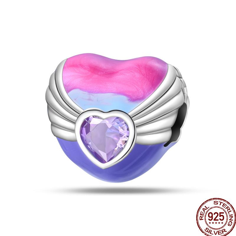 Copper Pure Pink Love Puppy Pet Pink Perfume Pendant Beads Suitable For 3Mm Original Bracelet Diy Jewelry