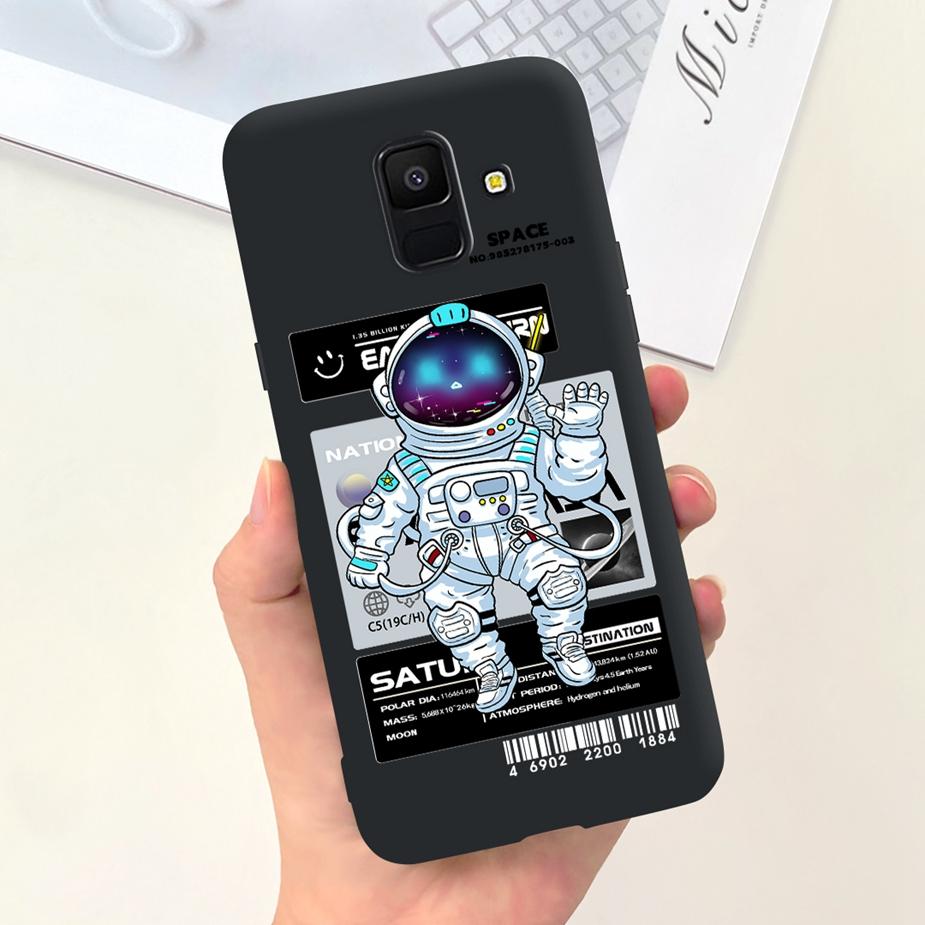Чехол для Samsung Galaxy A6 Plus 2018 SM-A605F Милый Чехол-Мультяшный Динозавр Мягкий ТПУ Чехол для Телефона Для Samsung A6 2018 A600F A6+ Сумки