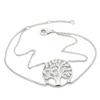 [R1572] - Silver Bracelet 'Tree of Life' Silver White (rhodium-plated) - 20 Mm