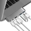 Мини-адаптер-хаб USB C для MacBook Air 2023-2018 и MacBook Pro 13 M2 2022-2016, USB-адаптер для MacBook Air с 4K HDMI, 100 Вт PD, 40 Гбит/с TB3