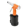 Industrial Air Pneumatic Blind Rivet Gun Riveter Kit Set 3.2 6.4mm Orange Black