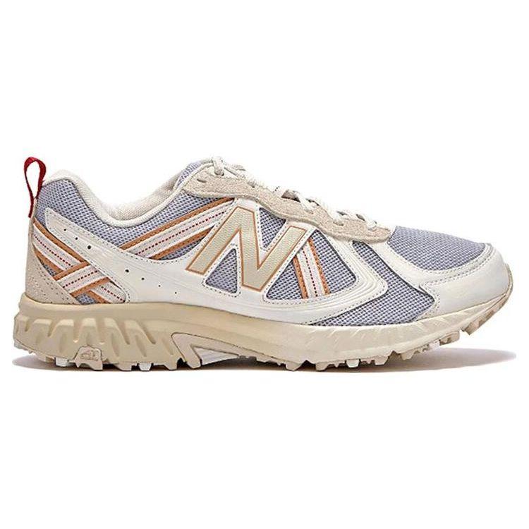 New Balance Серия Nb 410 Удобные спортивные кроссовки из синтетической кожи с низким верхом для повседневной носки Унисекс кроссовки Молочно-белый MT410KA5