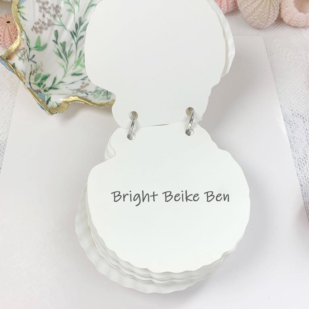 Миниатюрный блокнот ручной работы в виде ракушки, 40 страниц, с милым рисунком ракушек. Портативный блокнот для женщин и девушек, подарок на день рождения.