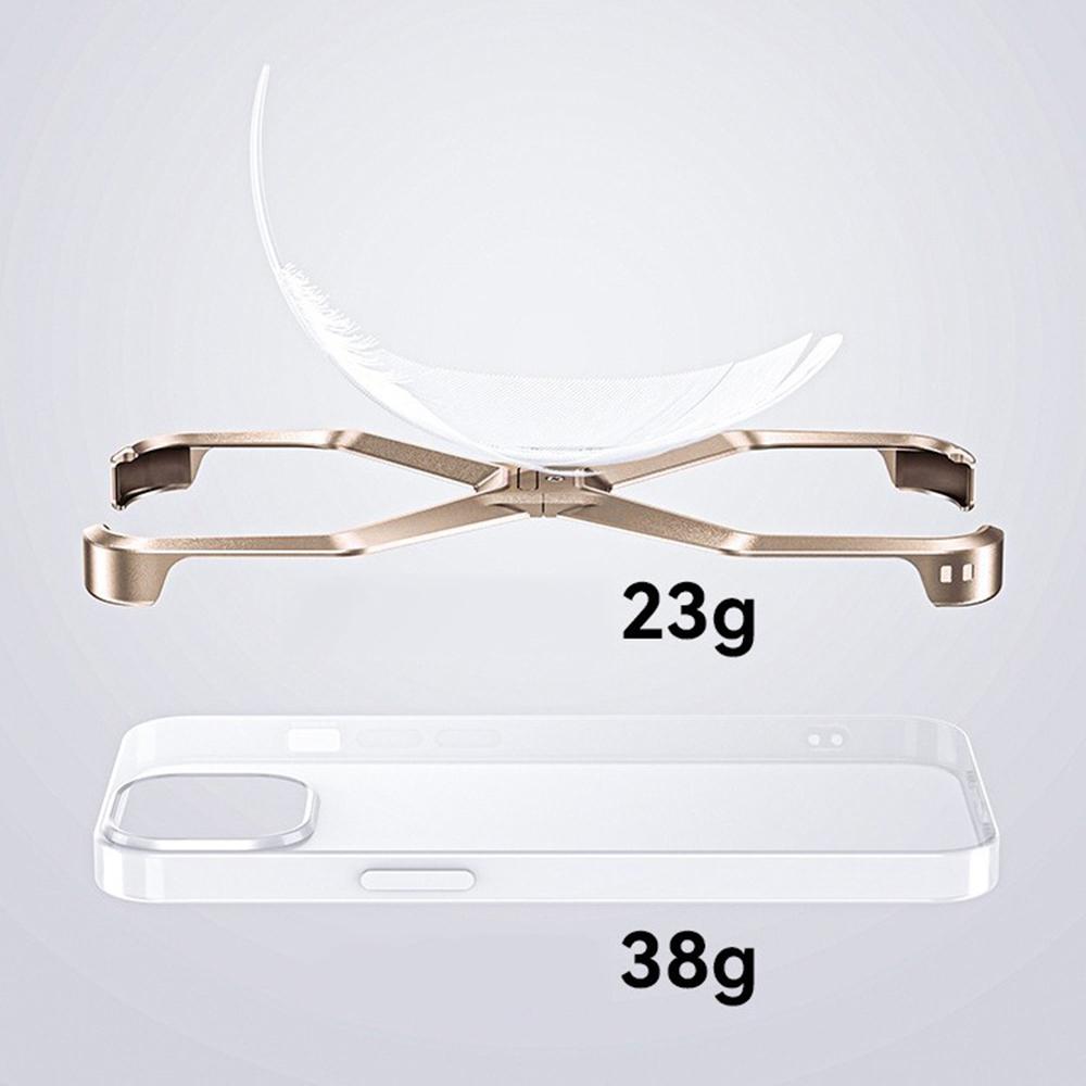 Металлический чехол для телефона iPhone 15 Pro Max X-образной формы, безрамочная X-образная задняя крышка