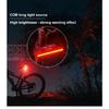 X-TIGER Red LED Bike Tail Light Super Bright USB Rechargeable Rear Bike Light IPX5 Waterproof Safety Warning Bicycle Lights
