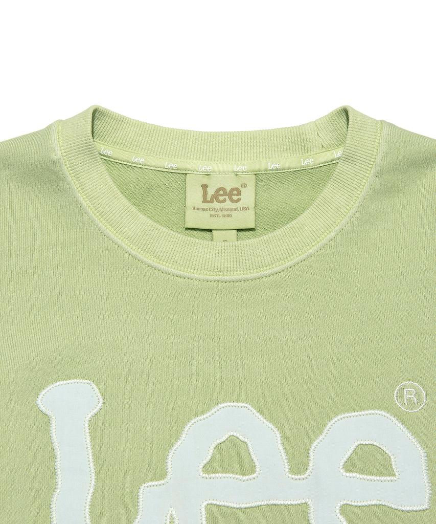 LEE Women Big Twitch Logo Dyed Sweatshirt Green