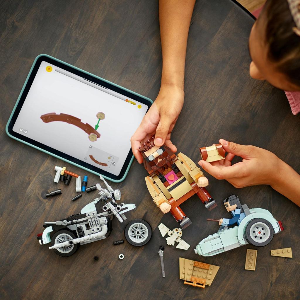 LEGO Гарри Поттер Хагрид Летающий Мотоцикл Езда Игрушка Подарок На День Рождения Блок Девочки Мальчики Дети 9 Лет 10 Лет 11 Лет Начальная Школа