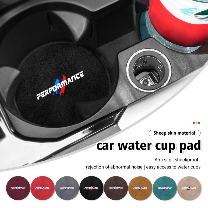 2pcs Car Coaster Water Cup Bottle Holder Anti-slip Pad Mat For BMW 1 3 5 Series G30 G32 G38 2021 2020 2019 2018 E46 E91