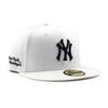Коллаборация NEW YORK OR NOWHERE Кепка New Era 59FIFTY New York Yankees MLB NYON WHITE NEW ERA NEW YORK YANKEES 5950 Белая кепка Р. 7-34 [Б/у]
