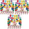 Яркий набор флажков-гирлянд на тему Numberblocks для веселого оформления вечеринки и принадлежностей