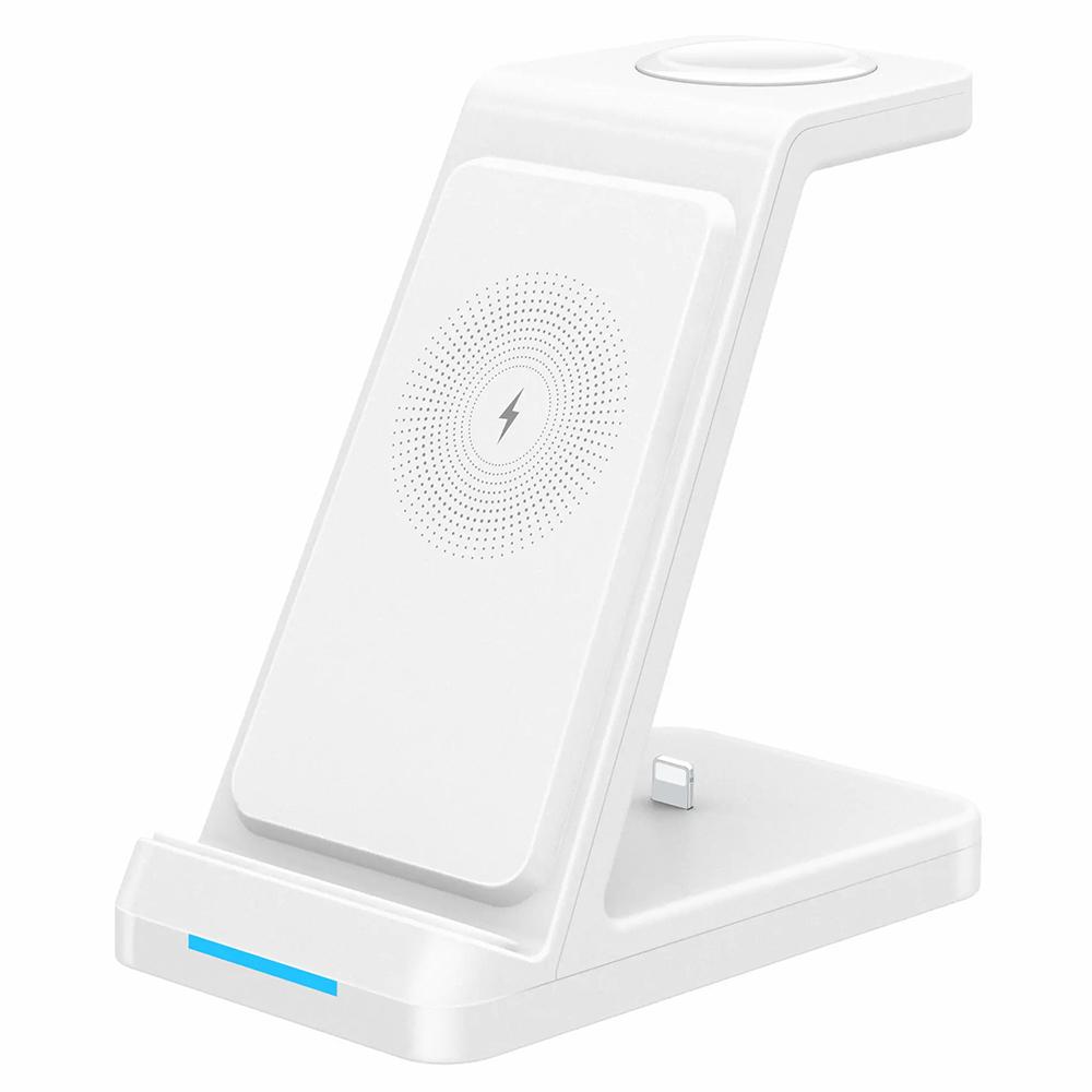 Беспроводное зарядное устройство 3 в 1 для Airpods/мобильного телефона/зарядной станции для смарт-часов