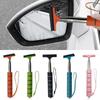 Car Rearview Mirror Wiper Stainless Steel Telescopic Retractable Wiper Brush Window Wash Cleaning Brush Handheld Wiper