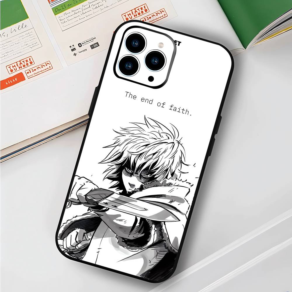 V-Сага о Винланде Для iPhone 13,17,11,12,16,14,15,Plus,Pro Max Мягкий Силиконовый Черный Чехол для Телефона