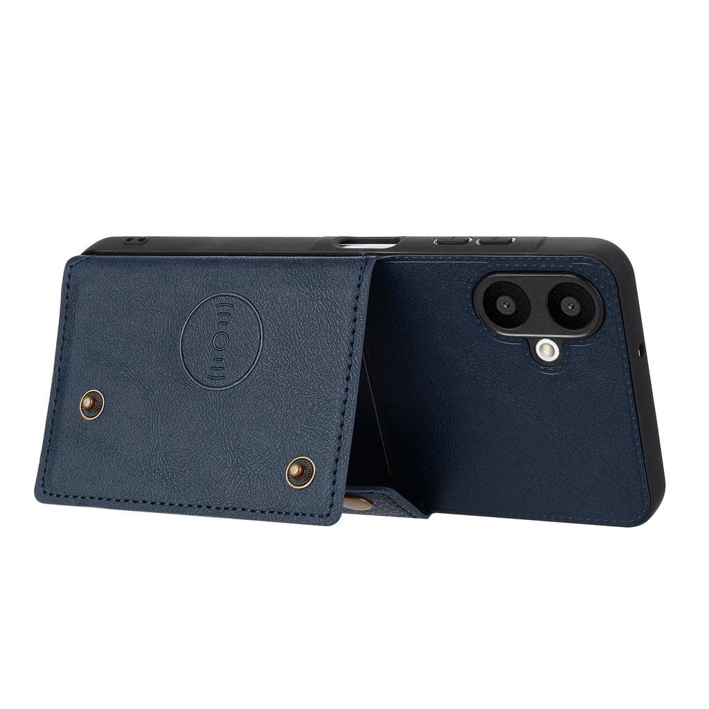 For Samsung Galaxy A06 4G Case Card Slots Kickstand Leather+TPU Phone Cover