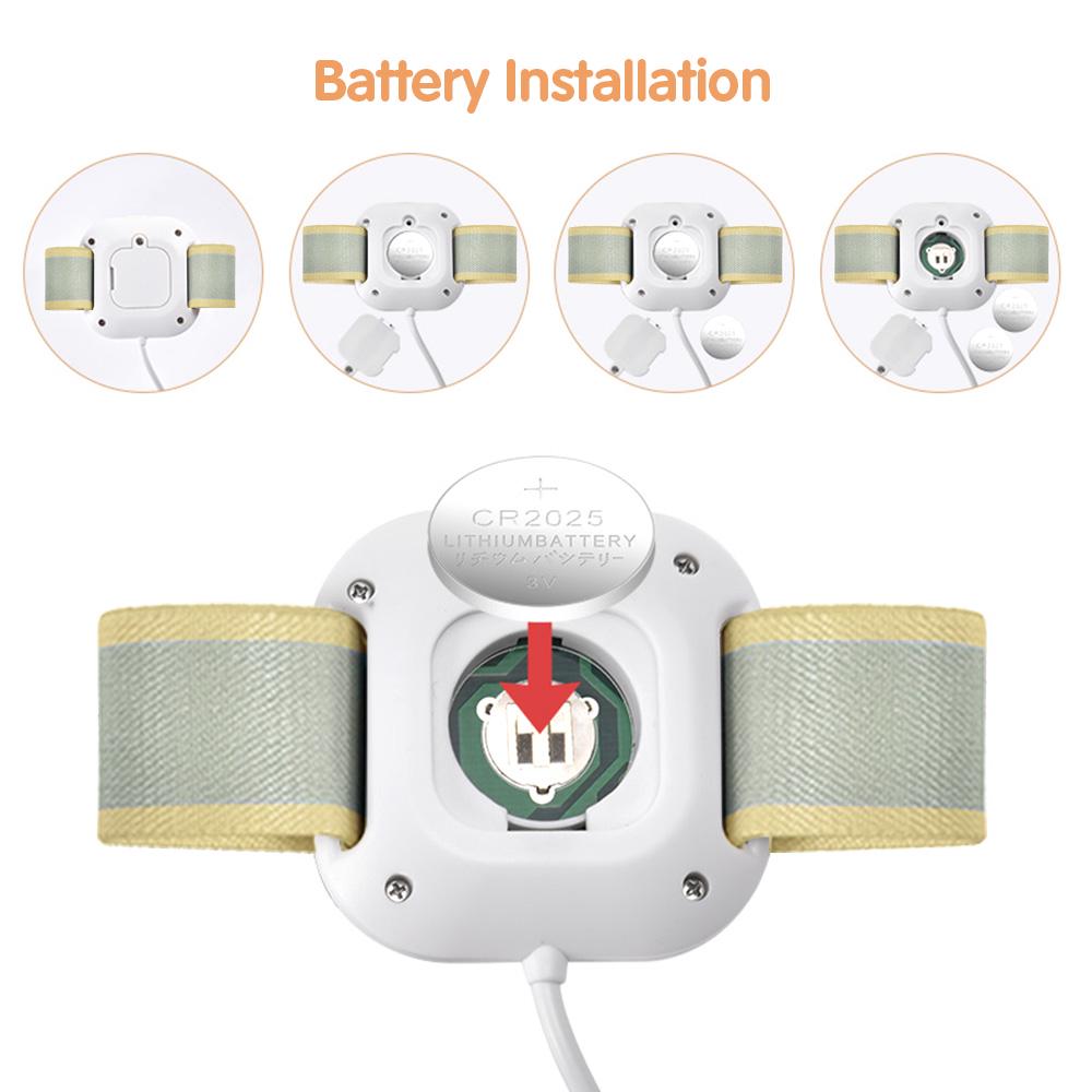 Bedwetting Alarm Enuresis Alarm with Loud Sound Bright Lights and Strong Vibration Child Potty