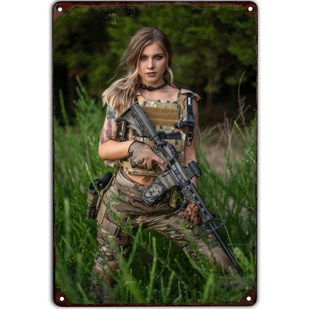 Металлические жестяные знаки, военная пин-ап настенная декоративная табличка, винтажный художественный постер, железная картина для пещеры для мужчин, кафе, сада, клуба, бара