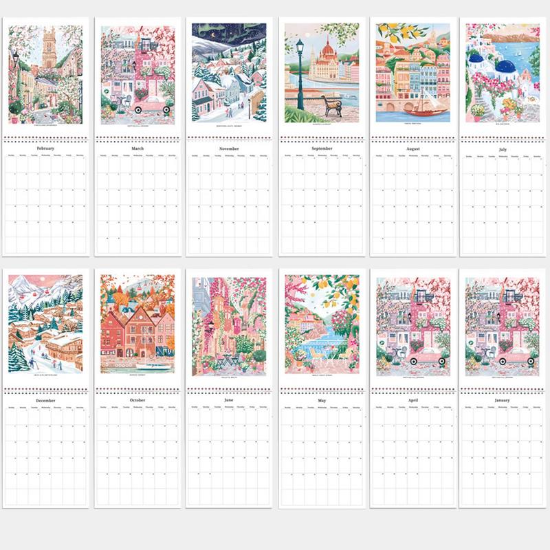 2025 Inspirational Wall Calendar Family Calendar Funny Monthly Wall Calendar Monthly Planner Schedule Board With 12-Month For