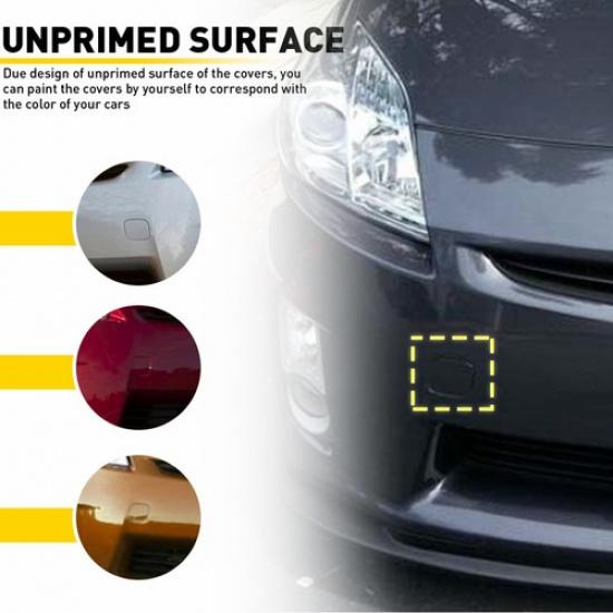 Пара для Toyota Prius 2010-2011 Передний бампер Буксировочный крюк Заглушка для отверстия Левая и Правая