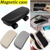 ABS Car Glasses Holder Magnetic Auto Sunglasses Organizer Universal Car Sun Visor Glasses Case